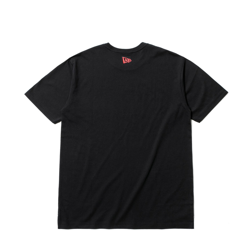 パフォーマンス Tシャツ スクエアニューエラ ロゴ ブラック 【NEW ERA BASKETBALL】