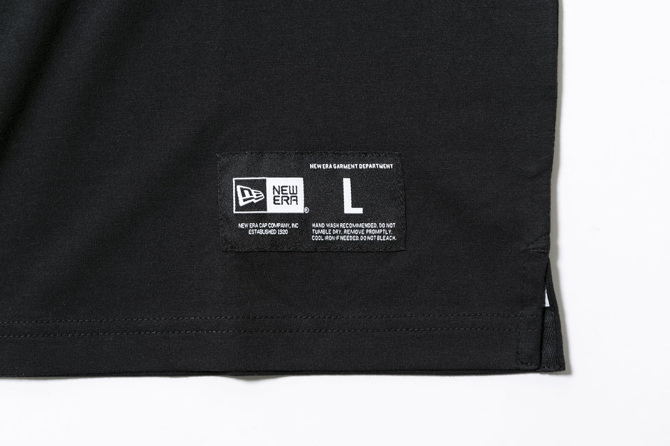 パフォーマンス Tシャツ スクエアニューエラ ロゴ ブラック 【NEW ERA BASKETBALL】