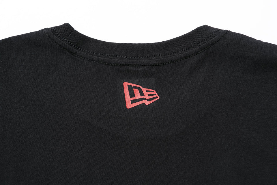 パフォーマンス Tシャツ スクエアニューエラ ロゴ ブラック 【NEW ERA BASKETBALL】