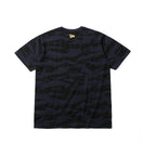 パフォーマンス Tシャツ スクエアニューエラ ロゴ タイガーストライプカモネイビー 【NEW ERA BASKETBALL】