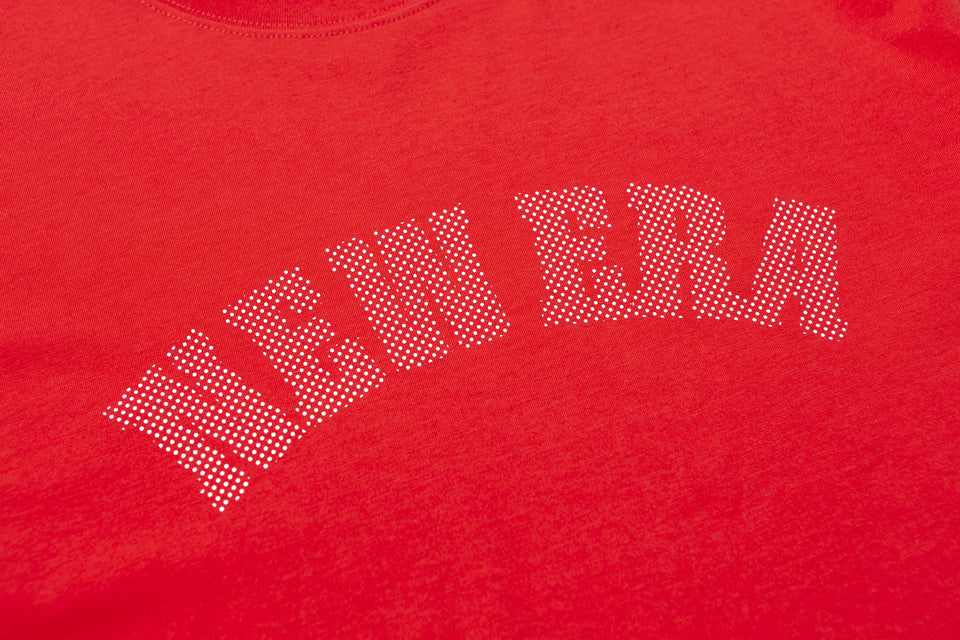 パフォーマンス Tシャツ NEW ERA ロゴ レッド 【NEW ERA BASKETBALL】