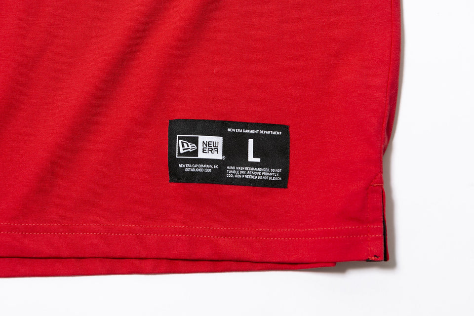パフォーマンス Tシャツ NEW ERA ロゴ レッド 【NEW ERA BASKETBALL】