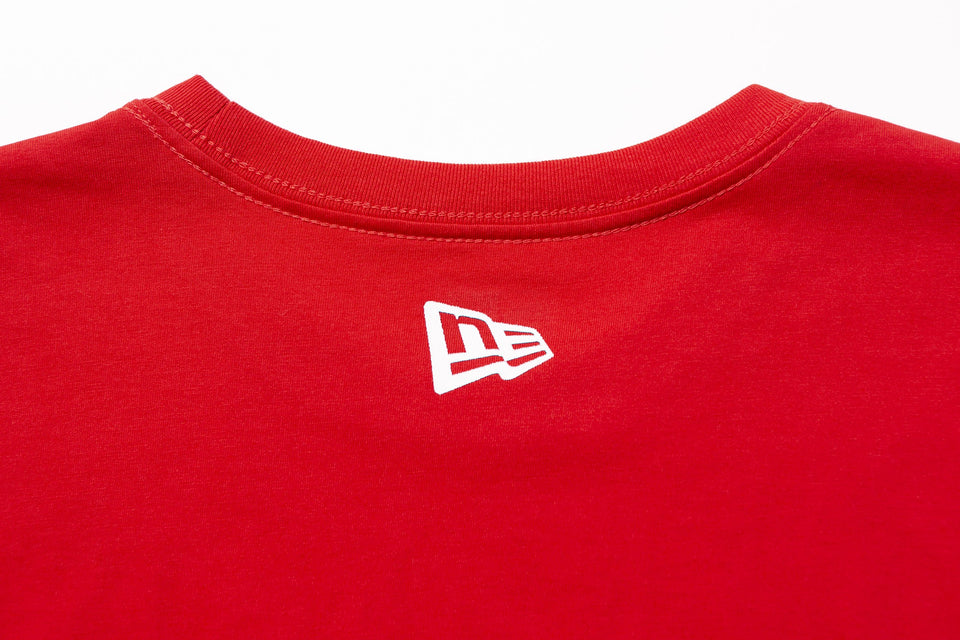 パフォーマンス Tシャツ NEW ERA ロゴ レッド 【NEW ERA BASKETBALL】