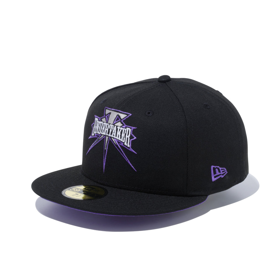59FIFTY WWE THE UNDERTAKER ブラック パープルアンダーバイザー