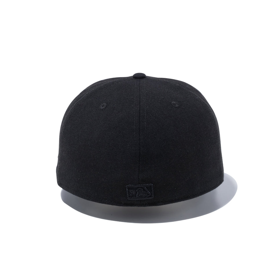 【ストア限定】 59FIFTY ニューヨーク・ヤンキース ニューエラ 100周年ロゴ サイド ブラック × ブラック 【100th Monthly Limited】
