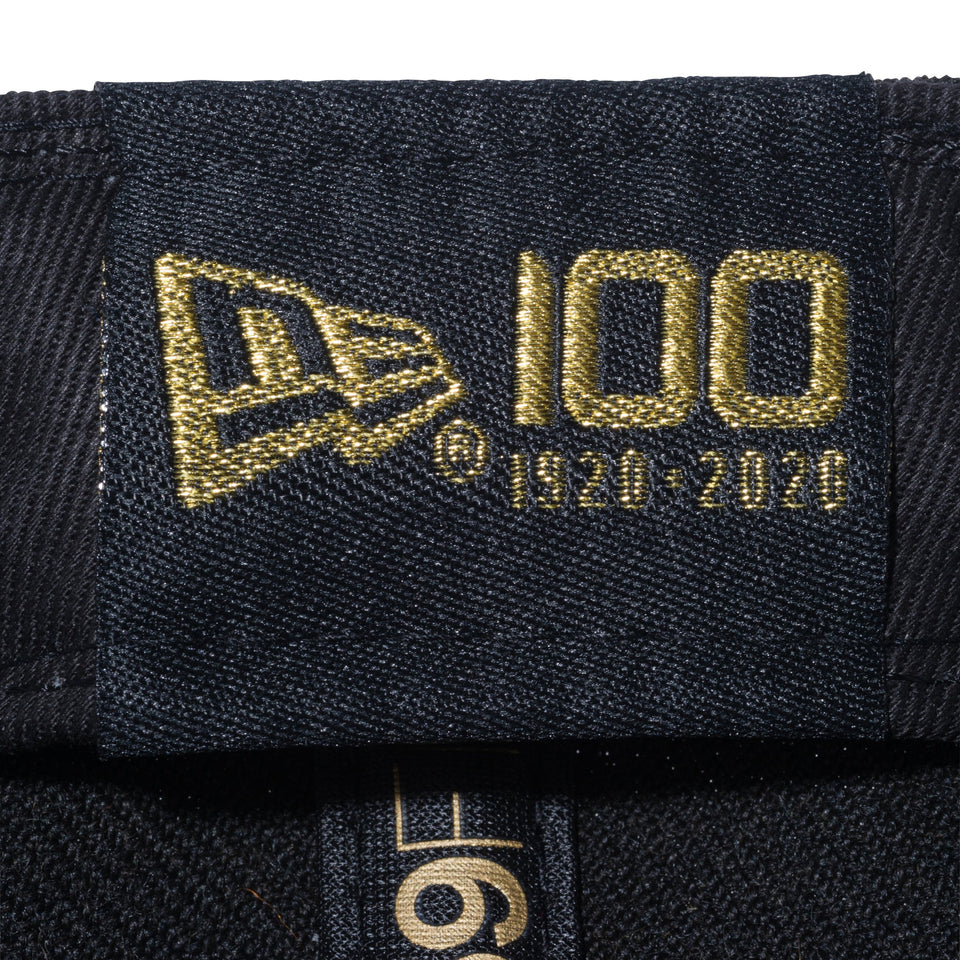 【ストア限定】 59FIFTY ニューヨーク・ヤンキース ニューエラ 100周年ロゴ サイド ブラック × ブラック 【100th Monthly Limited】