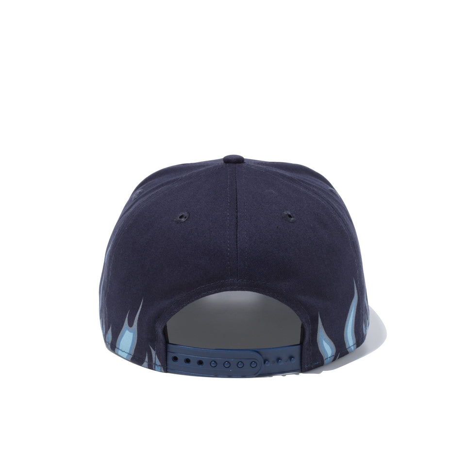 9FIFTY ファイヤーパターン ニューヨーク・ヤンキース ネイビー × スノーホワイト