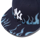 9FIFTY ファイヤーパターン ニューヨーク・ヤンキース ネイビー × スノーホワイト