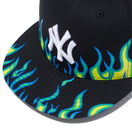 9FIFTY ファイヤーパターン ニューヨーク・ヤンキース ブラック × スノーホワイト