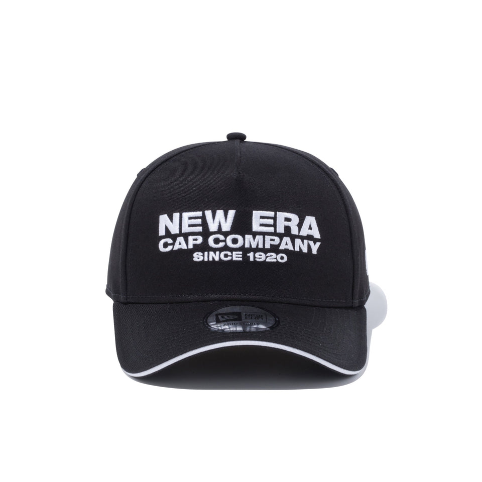 9FORTY A-Frame サンドイッチバイザー NEW ERA CAP COMPANY 1920 ブラック × スノーホワイト