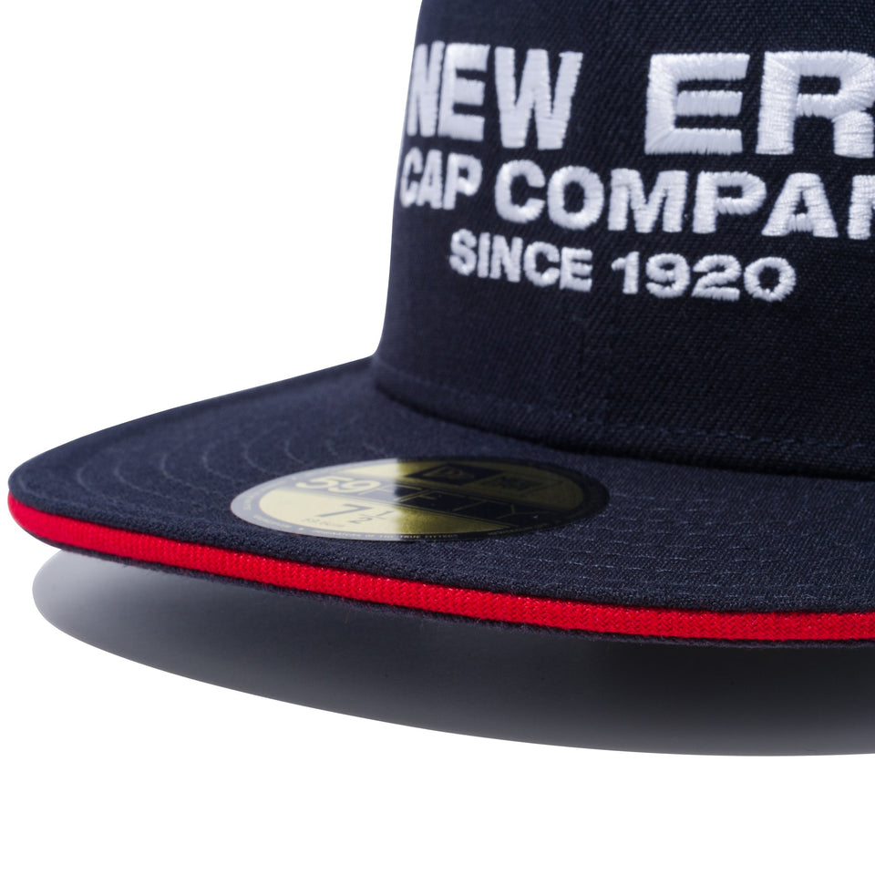 59FIFTY サンドイッチバイザー NEW ERA CAP COMPANY 1920 ネイビー × ホワイト
