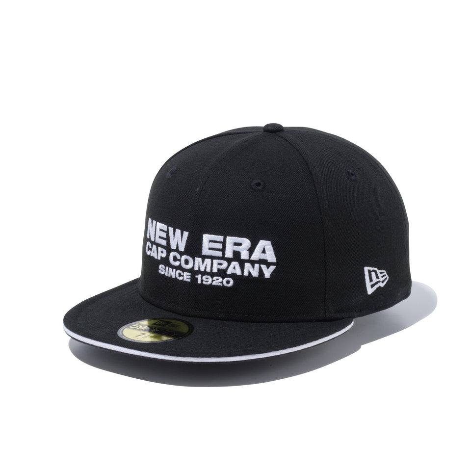 59FIFTY サンドイッチバイザー NEW ERA CAP COMPANY 1920 ブラック × ホワイト