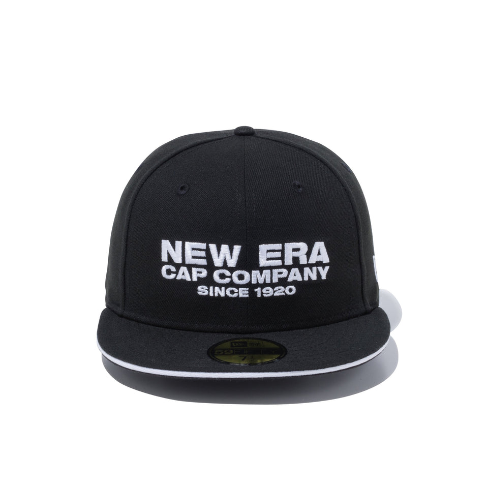 59FIFTY サンドイッチバイザー NEW ERA CAP COMPANY 1920 ブラック × ホワイト