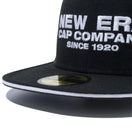 59FIFTY サンドイッチバイザー NEW ERA CAP COMPANY 1920 ブラック × ホワイト