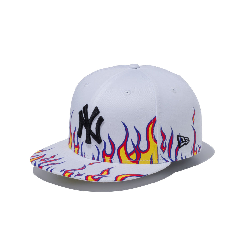 59FIFTY ファイヤーパターン ニューヨーク・ヤンキース ホワイト × ブラック