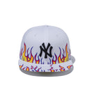 59FIFTY ファイヤーパターン ニューヨーク・ヤンキース ホワイト × ブラック