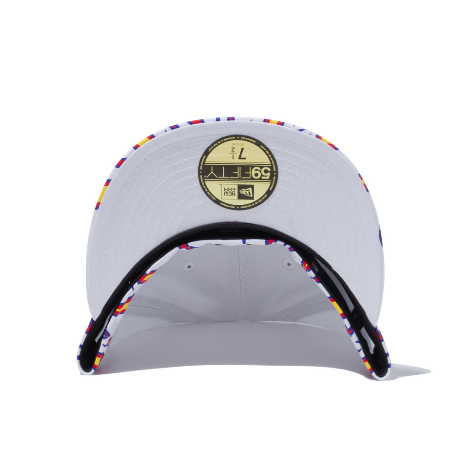59FIFTY ファイヤーパターン ニューヨーク・ヤンキース ホワイト × ブラック