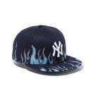 59FIFTY ファイヤーパターン ニューヨーク・ヤンキース ネイビー × スノーホワイト