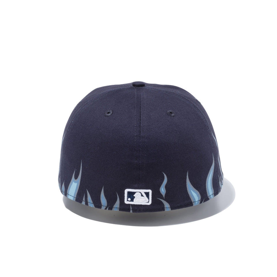 59FIFTY ファイヤーパターン ニューヨーク・ヤンキース ネイビー × スノーホワイト