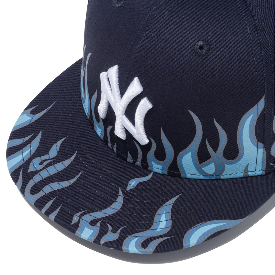 59FIFTY ファイヤーパターン ニューヨーク・ヤンキース ネイビー × スノーホワイト