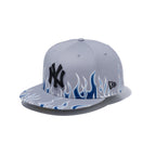 59FIFTY ファイヤーパターン ニューヨーク・ヤンキース グレー × ブラック