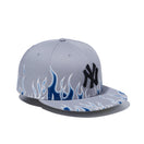 59FIFTY ファイヤーパターン ニューヨーク・ヤンキース グレー × ブラック