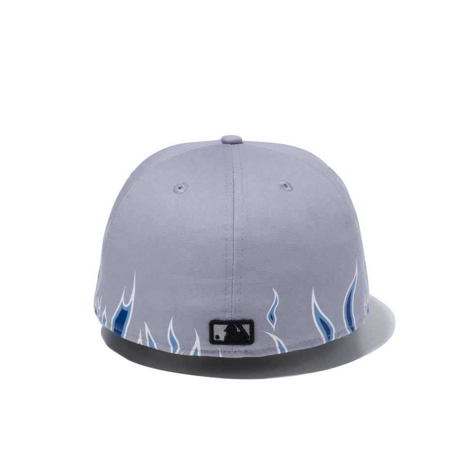 59FIFTY ファイヤーパターン ニューヨーク・ヤンキース グレー × ブラック