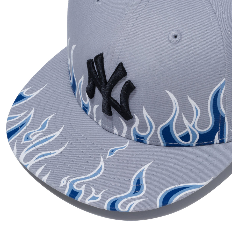 59FIFTY ファイヤーパターン ニューヨーク・ヤンキース グレー × ブラック