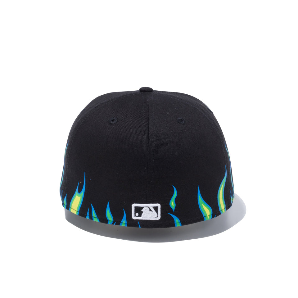 59FIFTY ファイヤーパターン ニューヨーク・ヤンキース ブラック × スノーホワイト