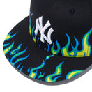 59FIFTY ファイヤーパターン ニューヨーク・ヤンキース ブラック × スノーホワイト