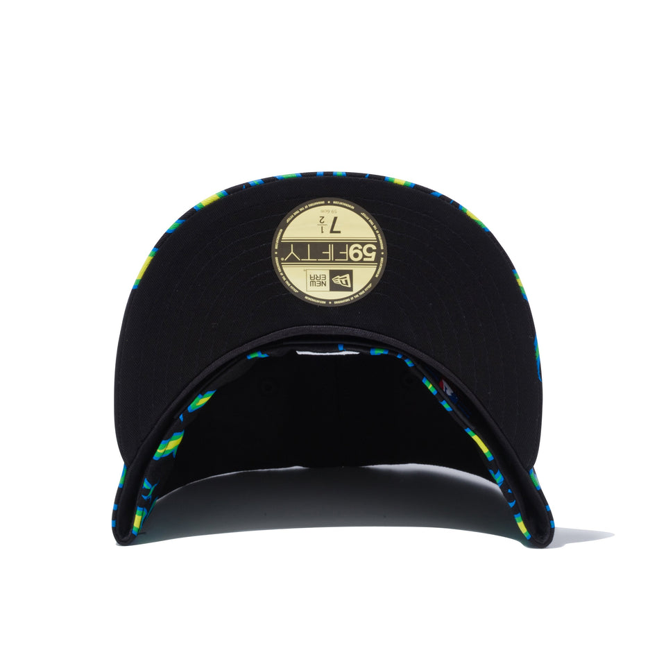 59FIFTY ファイヤーパターン ニューヨーク・ヤンキース ブラック × スノーホワイト