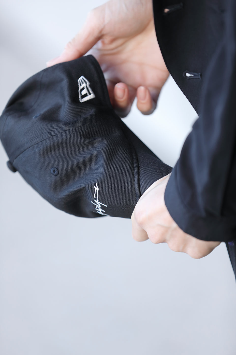 9THIRTY パッカブル Yohji Yamamoto トラベルシリーズ シグネチャーロゴ ブラック