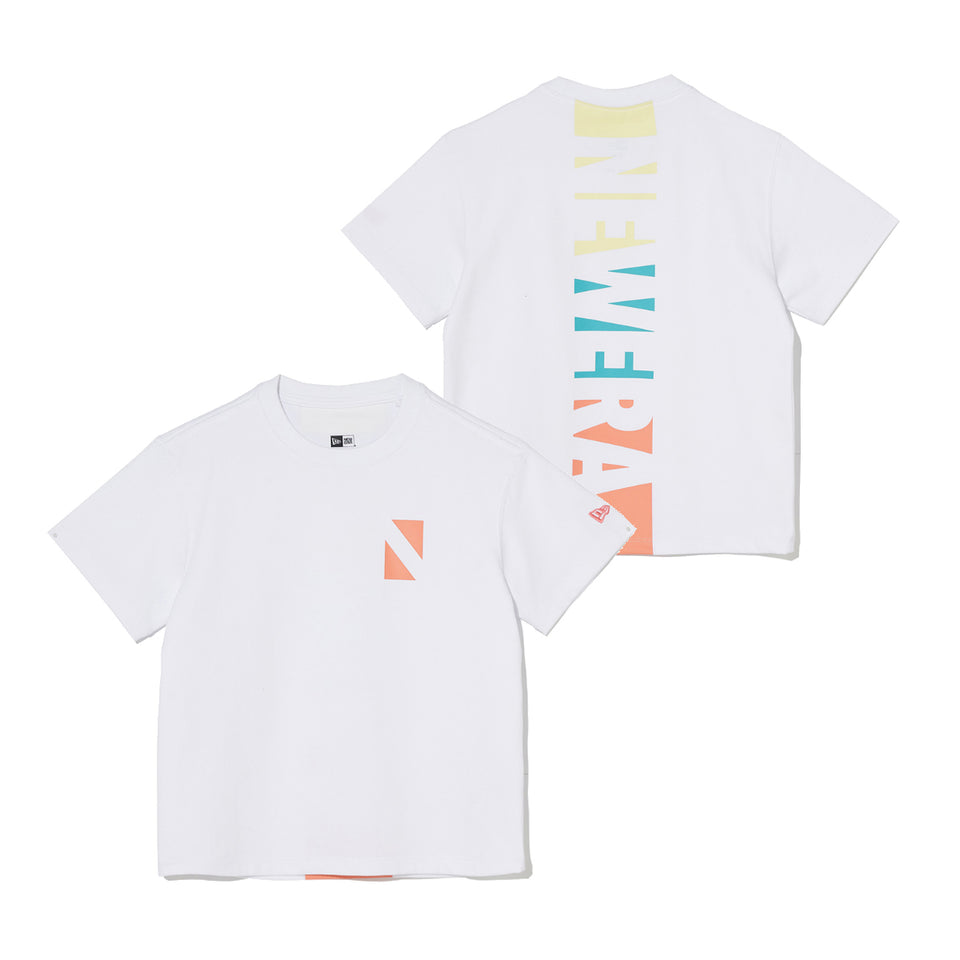 Child 半袖 パフォーマンスTシャツ Nトライアングル ホワイト