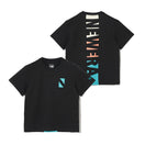 Child 半袖 パフォーマンスTシャツ Nトライアングル ブラック