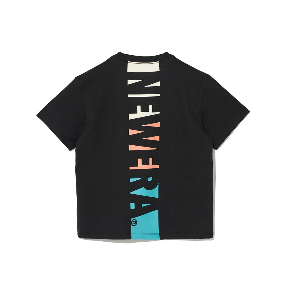 Child 半袖 パフォーマンスTシャツ Nトライアングル ブラック