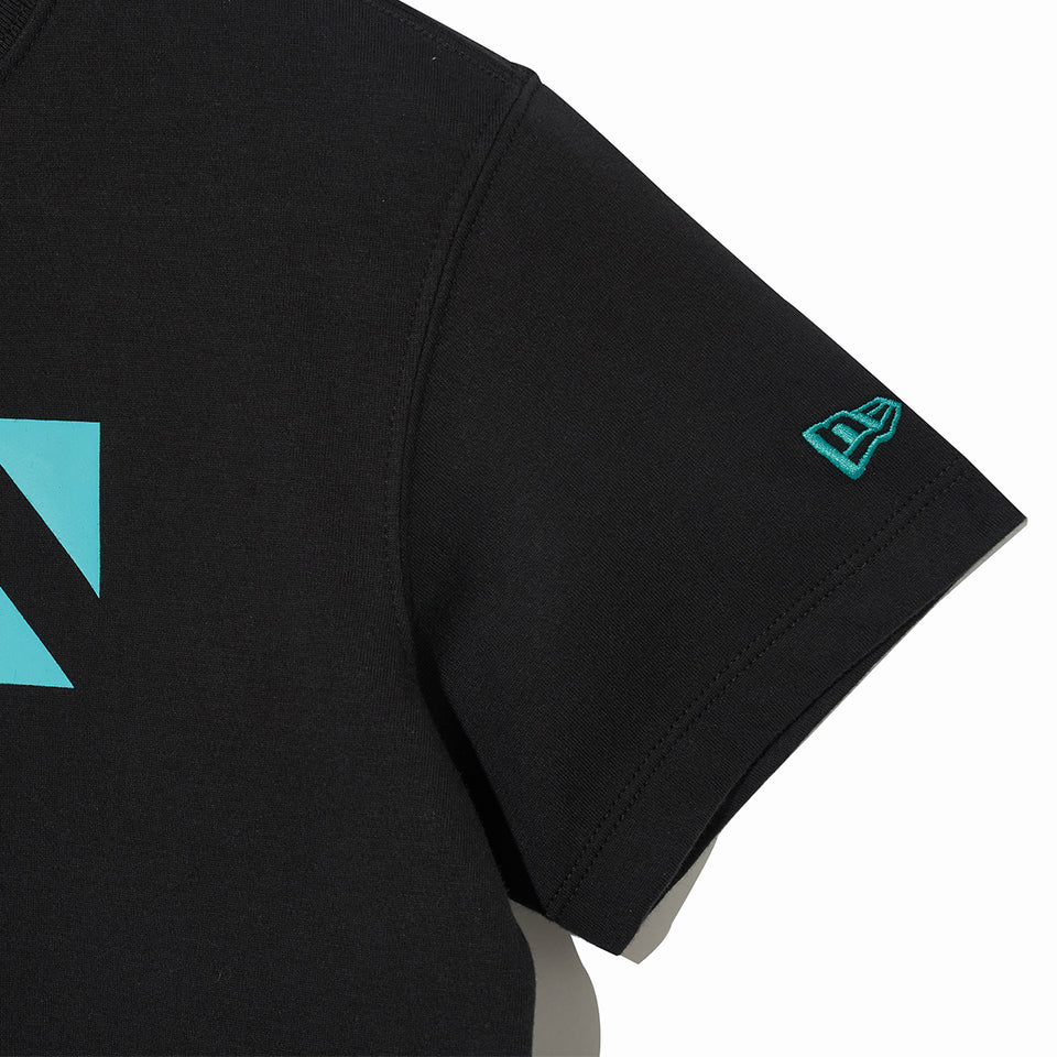 Child 半袖 パフォーマンスTシャツ Nトライアングル ブラック