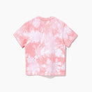 Child 半袖 コットンTシャツ クラウド タイダイ ピンク