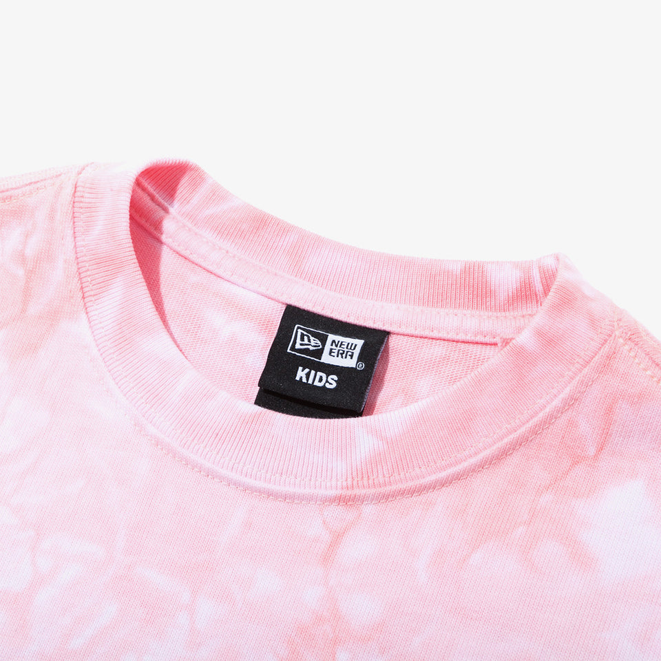 Child 半袖 コットンTシャツ クラウド タイダイ ピンク