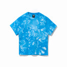 Child 半袖 コットンTシャツ クラウド タイダイ ブルー