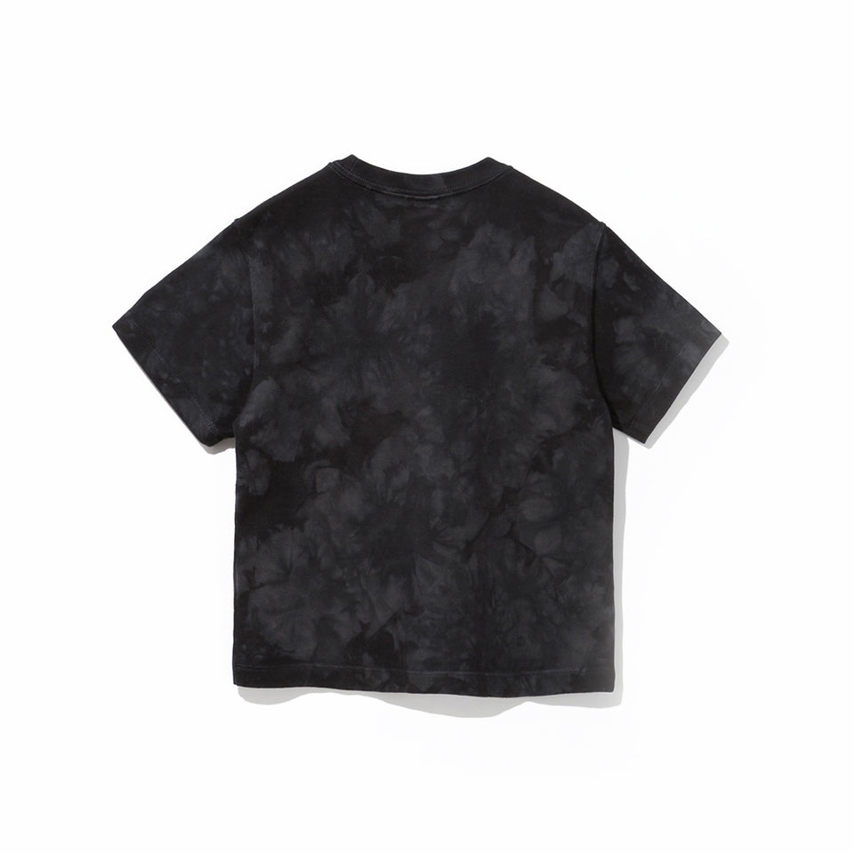 Child 半袖 コットンTシャツ クラウド タイダイ ブラック