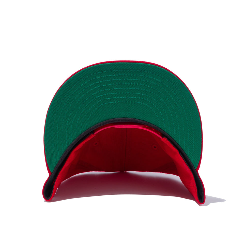 9FIFTY The COMPOUND 7 スカーレット × ホワイト