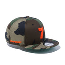 9FIFTY The COMPOUND 7 ウッドランドカモ × オレンジ