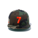 9FIFTY The COMPOUND 7 ウッドランドカモ × オレンジ