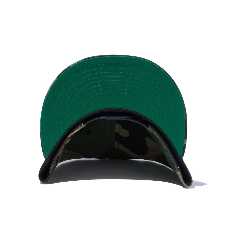9FIFTY The COMPOUND 7 ウッドランドカモ × オレンジ