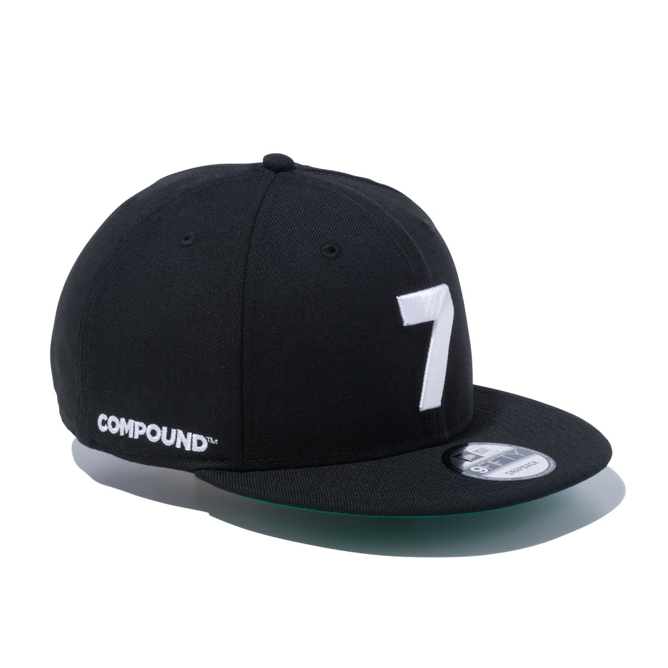 9FIFTY The COMPOUND 7 ブラック × ホワイト