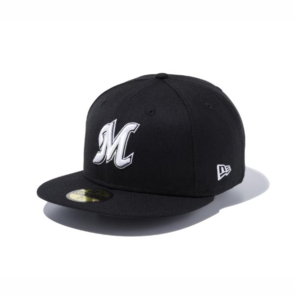 59FIFTY 千葉ロッテマリーンズ ブラック × ホワイト