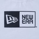 Child コットン Tシャツ ボックスロゴ ホワイト × ブラック