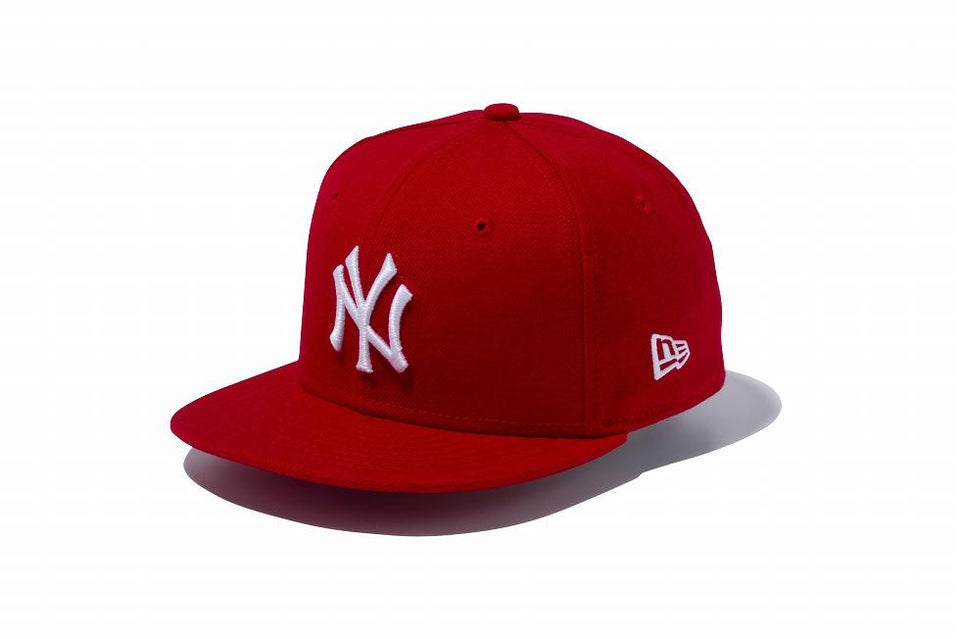 Child 9FIFTY ニューヨーク・ヤンキース スカーレット × ホワイト