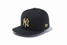 Child 9FIFTY ニューヨーク・ヤンキース ブラック × ゴールド