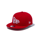 Child 9FIFTY フラッグロゴ スカーレット × ホワイト